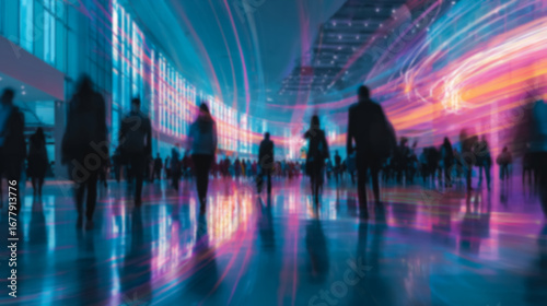 Wallpaper Mural concept of digital transformation and future society Torontodigital.ca