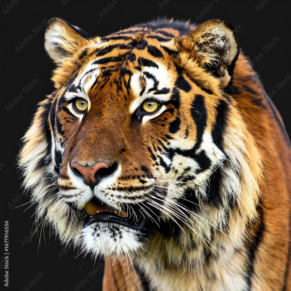 Obraz premium Close-up tiger portrait