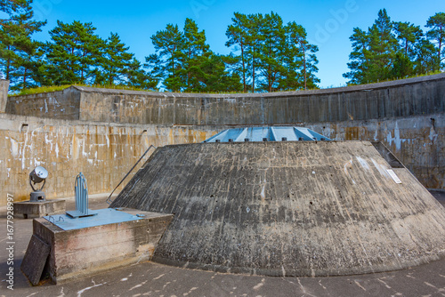 Fotografie Coastal Defense Museum at Hel peninsula in Poland