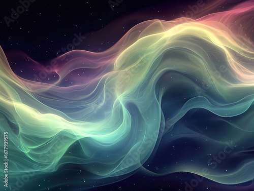Colorful Fluid Nebula Background (Art Meditation & Cosmic Design)