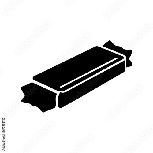 A delicious and tempting individually wrapped black candy with a delectable filling