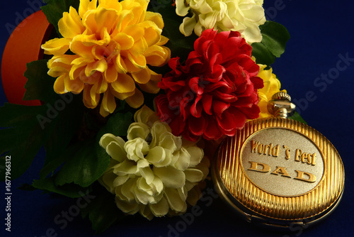 Flowers With Dad's Pocket Watch