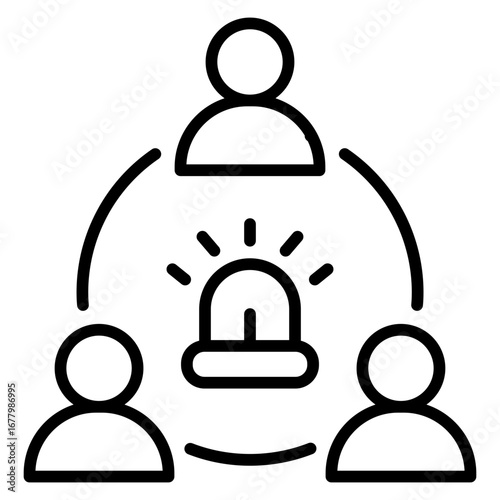 incident coordination icon 