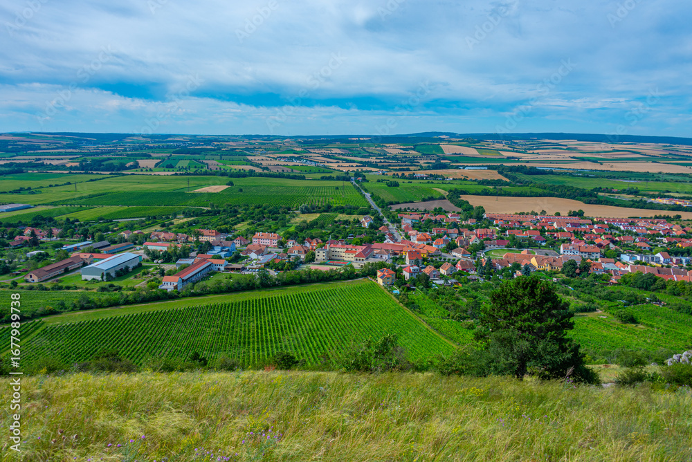 Naklejka premium Agricultural landscape of southern moravia in Czech republic