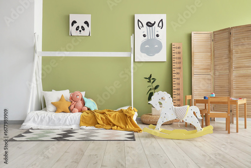Cozy children's bedroom int...