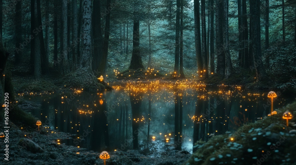 Obraz premium Mystical Woodland