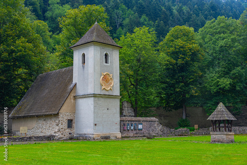 Fototapeta Naklejka Na Ścianę i Meble -  View of Red monastery in Slovakia