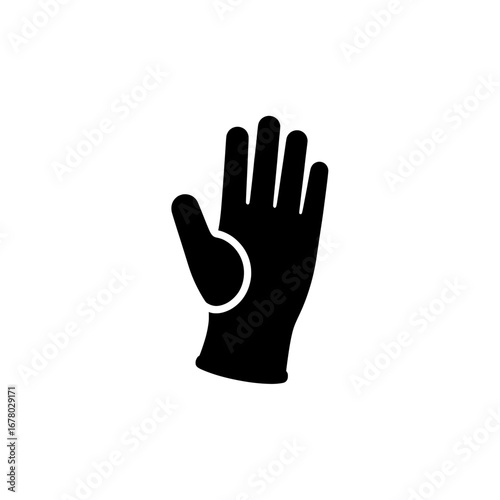 hand in black glove