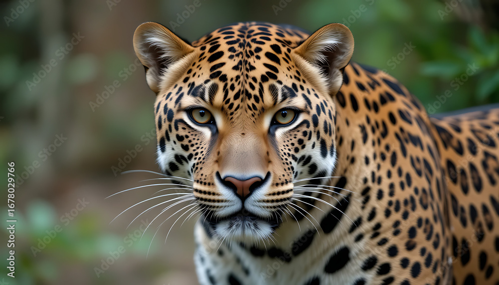 Fototapeta premium close up portrait of a leopard close up of a leopard portrait of a leopard beautiful view and seen beautiful background and wallpaper hd picture