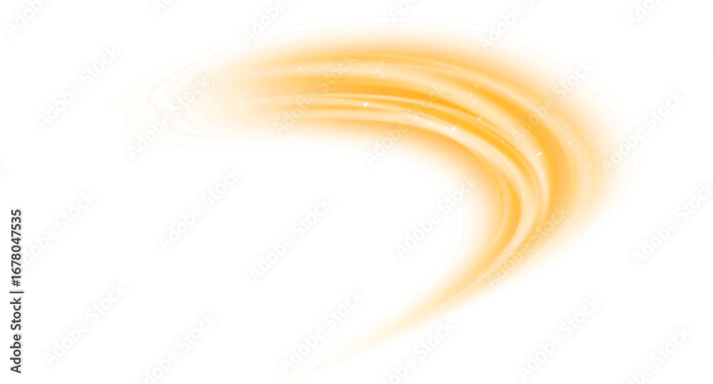 Fototapeta premium Flowing Orange Energy Wave Design