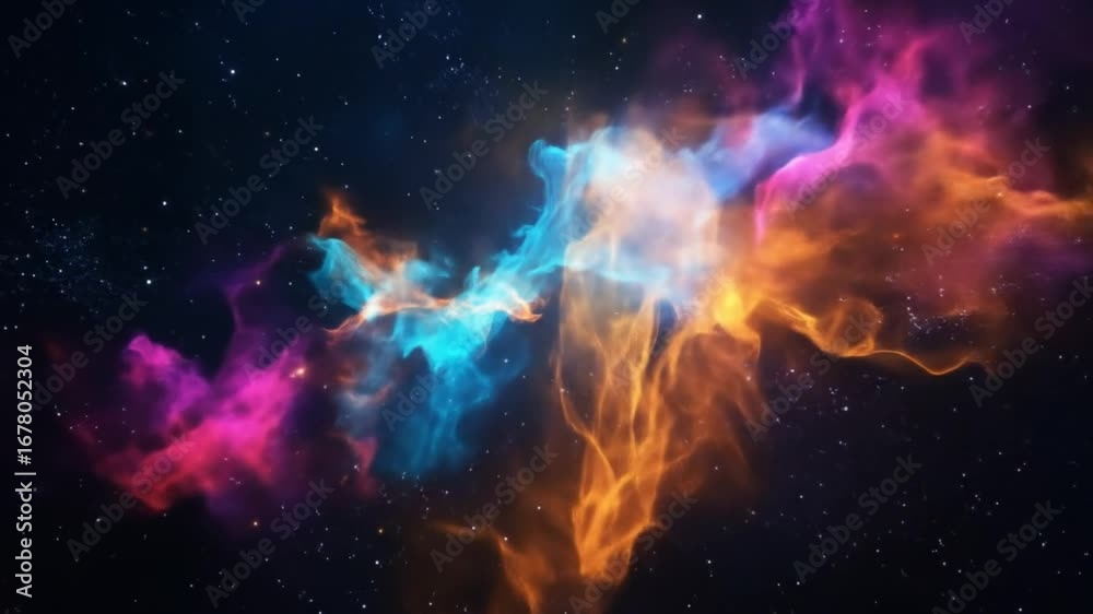 Abstract nebula background Abstract nebula background