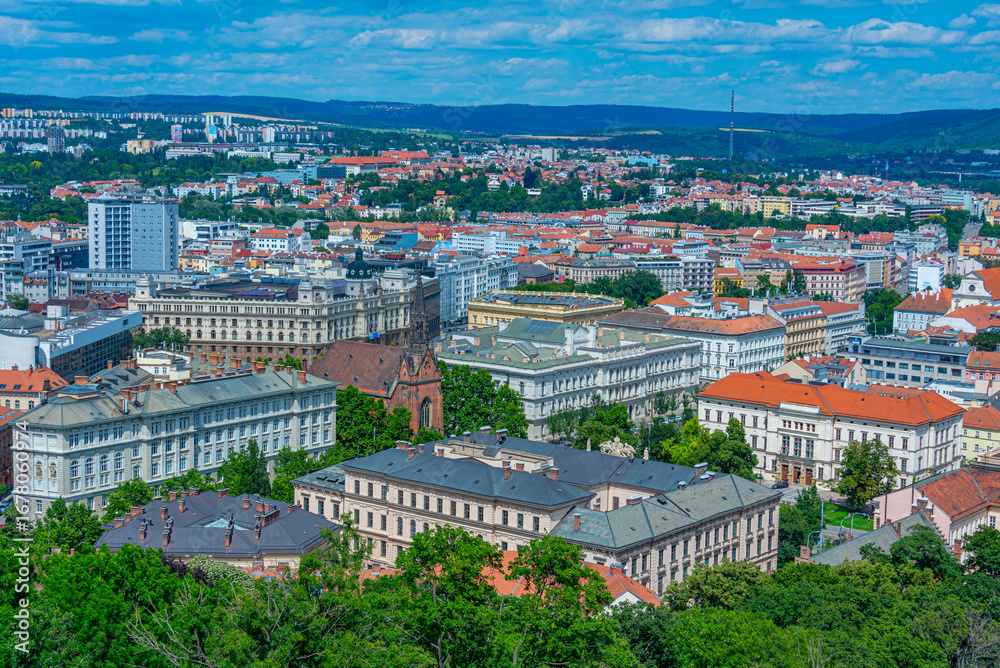Fototapeta premium Skyline of the old town of Brno, Czech republic