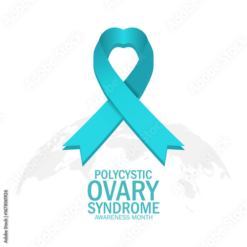 vector graphic of Polycystic Ovarian Syndrome Awareness Month ideal for Polycystic Ovarian Syndrome Awareness Month celebration