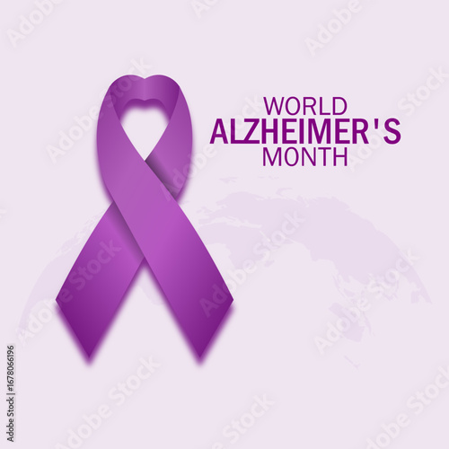 vector graphic of World Alzheimer's Month ideal for World Alzheimer's Month celebration