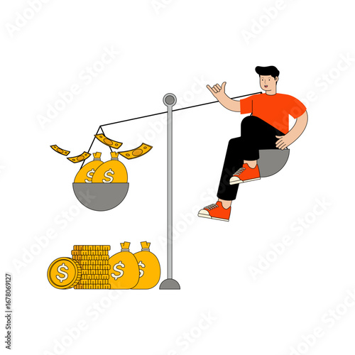 Financial Money Weight Profits