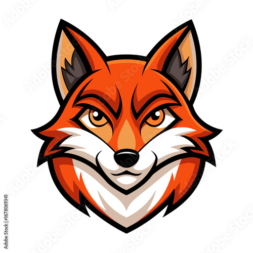 Warrior Sage with Broad Hat – Sharp-Angle Bold-Shadow Vector Illustration