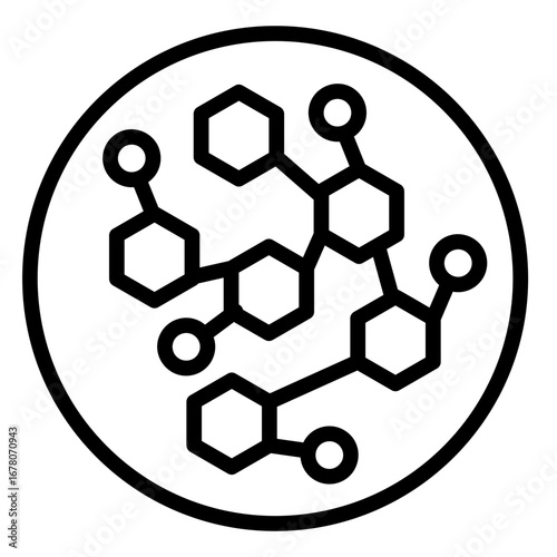 Molecule  Icon Element For Design