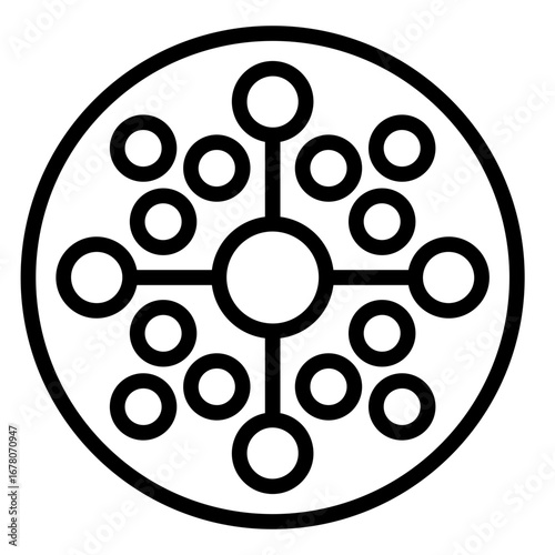 Nanocrystal  Icon Element For Design