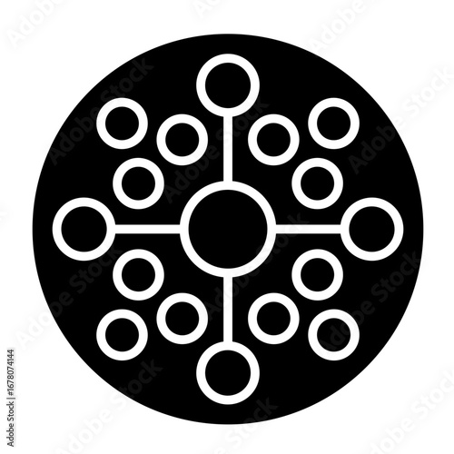 Nanocrystal  Icon Element For Design