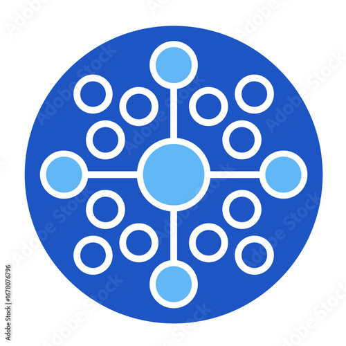 Nanocrystal  Icon Element For Design