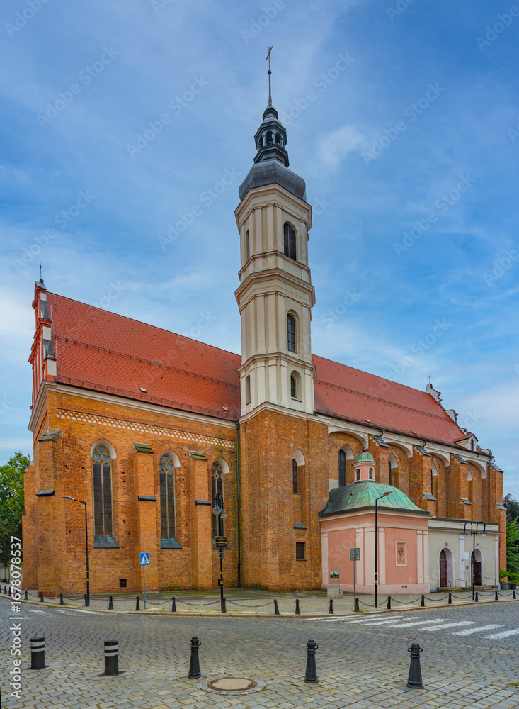 Naklejka premium Holy Trinity Church in Opole, Poland