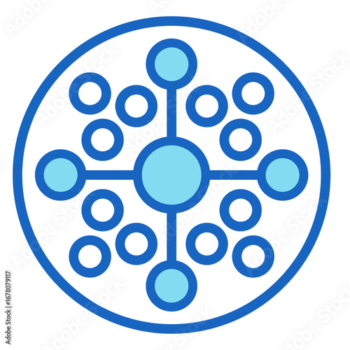 Nanocrystal  Icon Element For Design