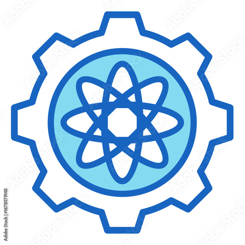 Nanotechnology  Icon Element For Design