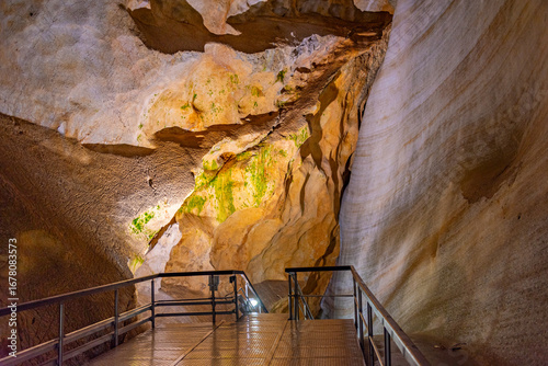 Dobsinska ice cave in Slovakia