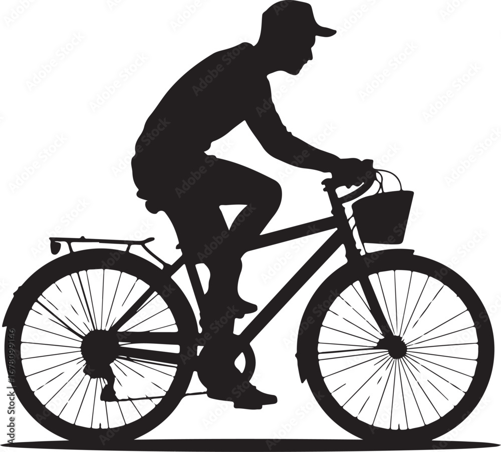Obraz premium Bicycle icon bike vector symbol