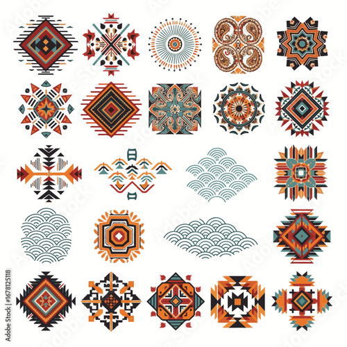 Ethnic and Cultural Vector Pattern Collection for Global and Traditional Designs