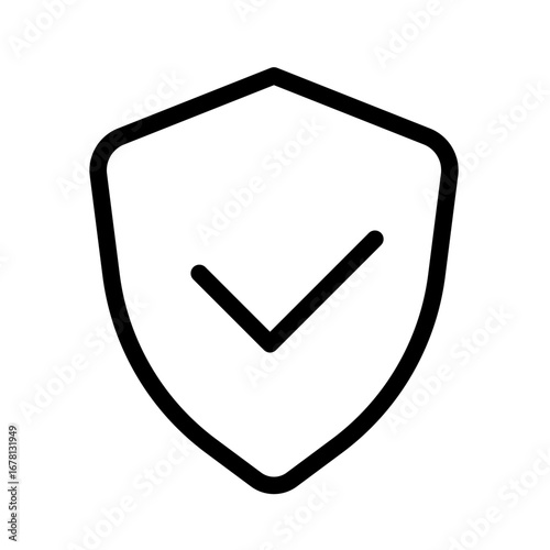 Data Security Line Icon of SaaS and Software Icon Set
