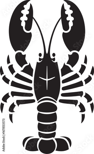 Lobster icon clean simple
