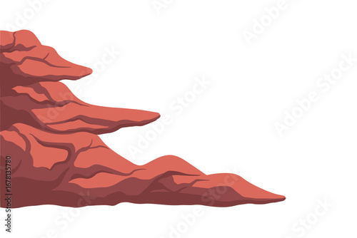 Cave Forest Cartoon Background Illustration
