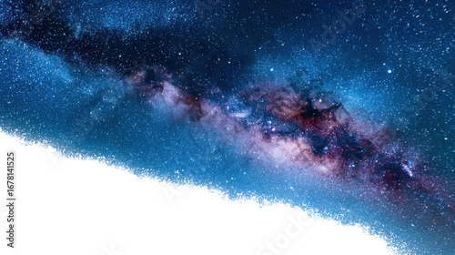 Milky Way Galaxy in the Cosmic Vastness: A breathtaking view of the majestic Milky Way, revealing a tapestry of stars, nebulae, and cosmic wonders in a breathtaking night sky.