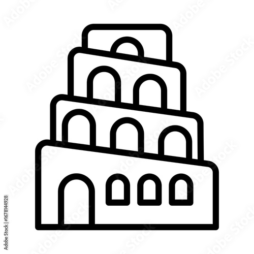 Canvas Print Tower of Babel