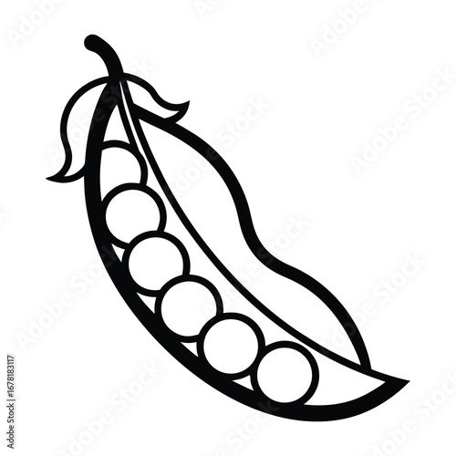 Cute Pea Character