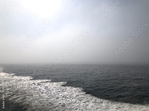 Fotografie fog on the sea