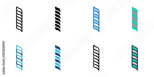 Rope icon set multiple style collection 
