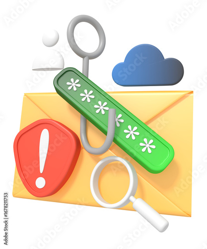 Envelope email scam warning