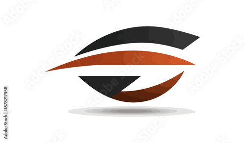 Abstract geometric shape design