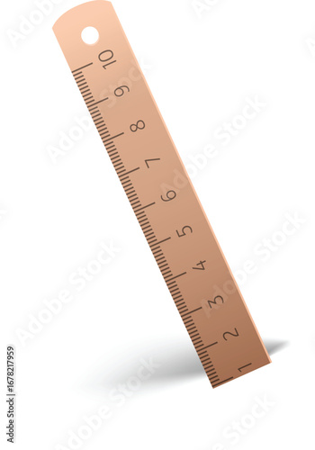 vector illustration of ruler