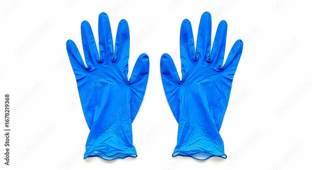Obraz premium Surgical Gloves Isolated .Medical Protective Supply