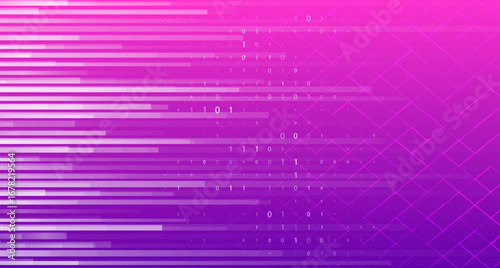 Abstract big data code representation. Modern high-tech data background. Graphic concept for your design.