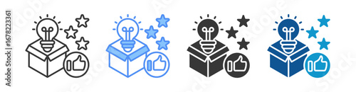 New Product Icon Set Multiple Style Collection