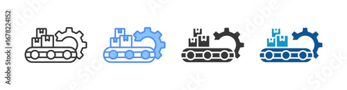 Quality Control Icon Set Multiple Style Collection