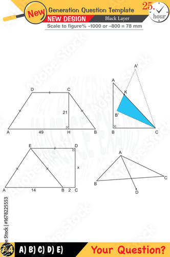 Geometry and geometric concepts. They blend numerical and verbal lessons with next-generation problems. Designed for 2026 exams, they cater to high and middle school students. 

