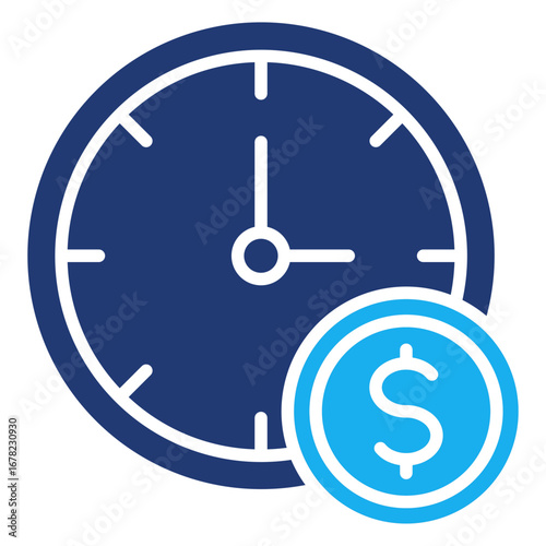 Free Download Time Is Money Icon - GFXLoad