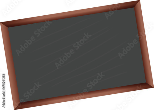 vector illustration of black board