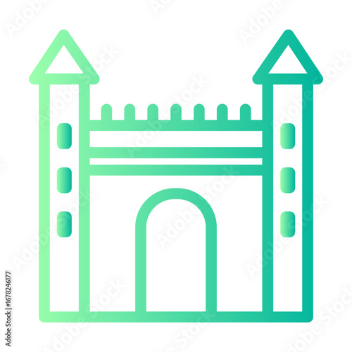 topkapi palace gradient icon