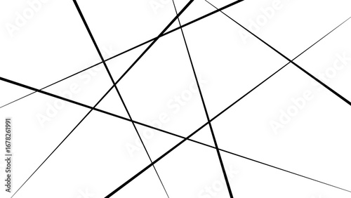 on a white backdrop with a random diagonal line. Movements of triangles, geometric shapes on a silver background.
